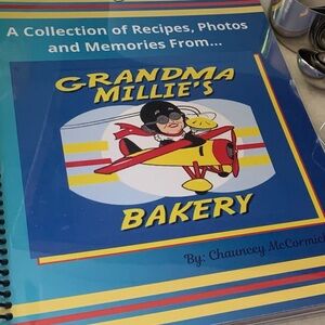 Grandma Millie’s Bakery Cookbook. Unique & Colorful! 🎄🎁Reduced Shipping🎁🎄